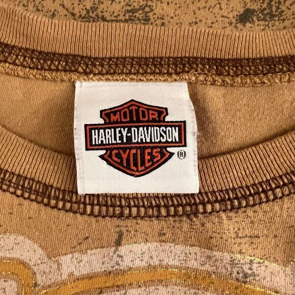 Harley Davidson Made in the USA 100% Cotton Elbow Sleeve T, Size Small - Picture 8 of 8
